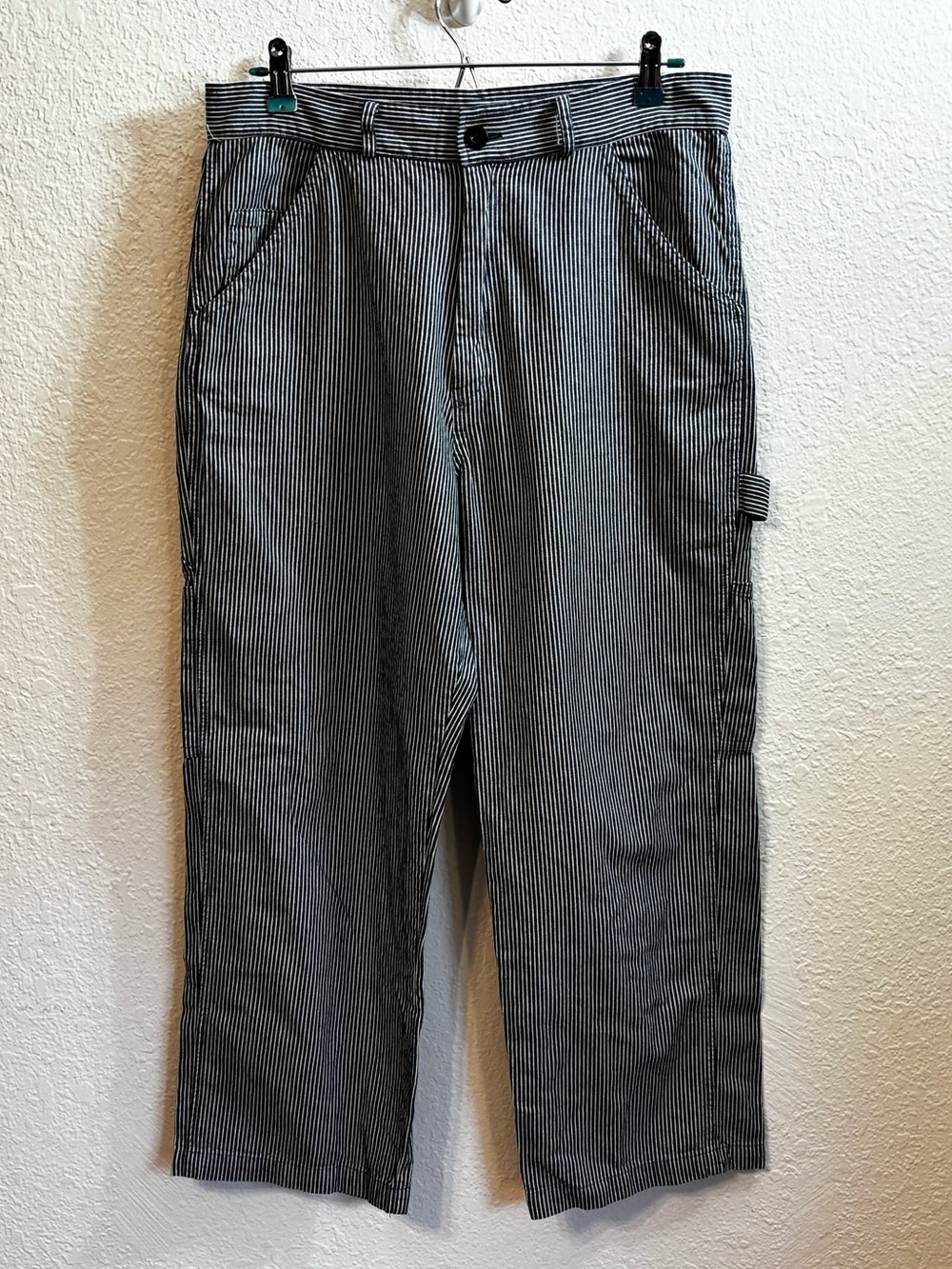 Nooworks Striped Painter Utility Pants Large
